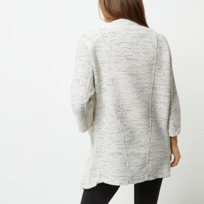 Light grey waterfall jacket